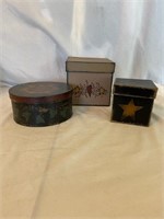 3 Decorative Boxes