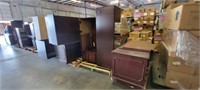 Large Lot of Executive Desks/ Bookcases