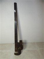 Large Antique Oswego Tool Co. #24 Pipe Wrench