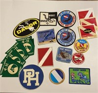 Assorted Patches and Decals