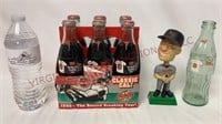 MLB Cal Ripkin Jr Bobble Head & Coke Bottles