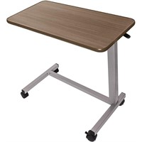 E6621 Adjustable Overbed Bedside Table with Wheels
