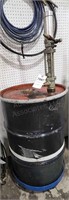 oil drum pump system w/Retactable hose