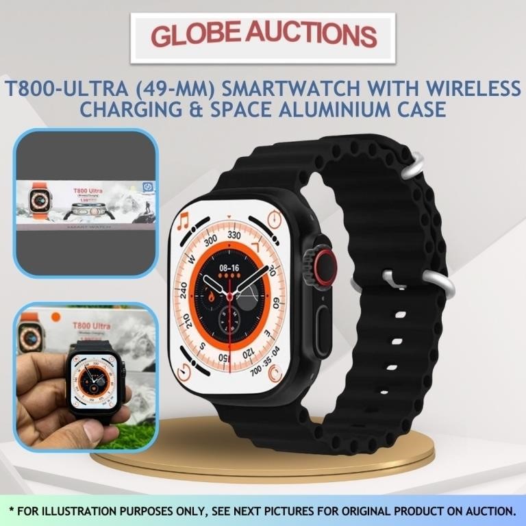 T800-ULTRA(49-MM) SMARTWATCH W/ WIRELESS CHARGING