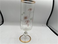 Glass vase with flowers