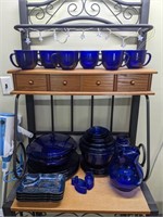 Blue & Other Glassware