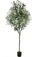 ULN-HaiSpring Tall Faux Olive Tree, 6ft (71'') Rea