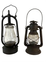 2 Vintage Kerosene / Oil Lanterns