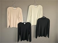 Vtg Neiman Marcus Wmns L Silk/Cashmere Sweaters