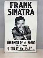 Frank Sinatra Poster. See photos for condition.