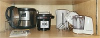Assorted kitchen appliances incl. multi cooker,...