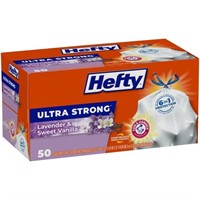 About 50 Hefty Ultra Strong Lavender & Sweet