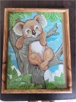 Hand Painted Koala Bear Painting