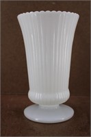 MC E. O. Brody Milk Glass Pedestal Vase