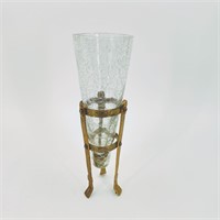 Brass & Glass Bud Vase