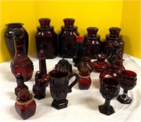 Cape Cod Ruby  & other Red Glass