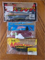 (3) Packages of Fishing Bait