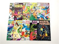 10 Marvel Fanfare $1.25-1.50 Comics