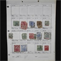 Barbados Stamps Mint & Used on Pages