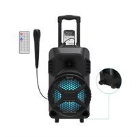 OF3785  Tzumi MegaBass LED Jobsite Speaker, 8" Sub