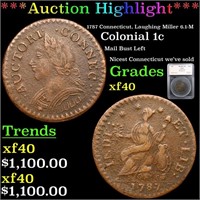 ***Auction Highlight*** 1787 Connecticut, Laughing