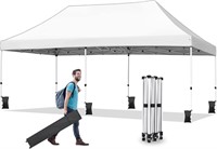 $220  10x20 Pop Up Canopy Tent  Waterproof  White