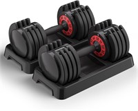 Adjustable Dumbbell 25/55LB Single Dumbbell