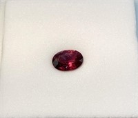 .95cyt avg 7x5mm Oval Burma Red Spinel