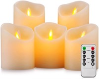 REMOTE CONTROLLED CANDLES, SET OF 5