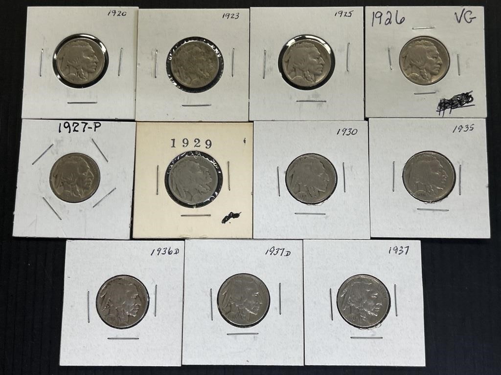 Buffalo Nickels US Coin Lot