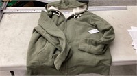 NWT hooded zip up sweatshirt XXL