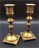 2 Brass Candlesticks