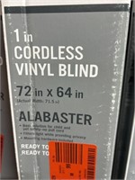72"x64" Cordless Blinds X4