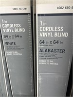 64"x64" Cordless Blinds X3