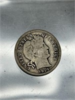 1914-D Barber Dime -90% Silver Bullion Coin