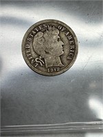 1912-D Barber Dime -90% Silver Bullion Coin
