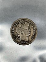 1915 Barber Dime -90% Silver Bullion Coin