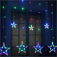 MULTI-COLOR LINKABLE STAR CURTAIN LED LIGHTS