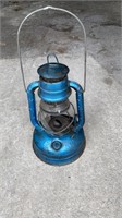 Vintage Deitz oil lamp. Glass broken