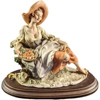 JB Giuseppe Armani Lady Figurine With Apples