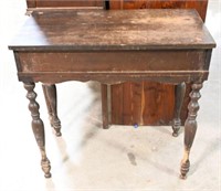 Antique Mahogany Piano desk with loss of finish