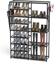 CSXGBAB Tall Shoe Rack, Capacity 24-35 Pairs