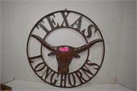 Texas Longhorns Metal Wall Hanging 27"