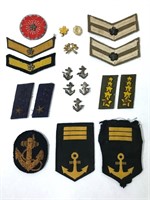 WWII Japanese Navy Insignia Lot