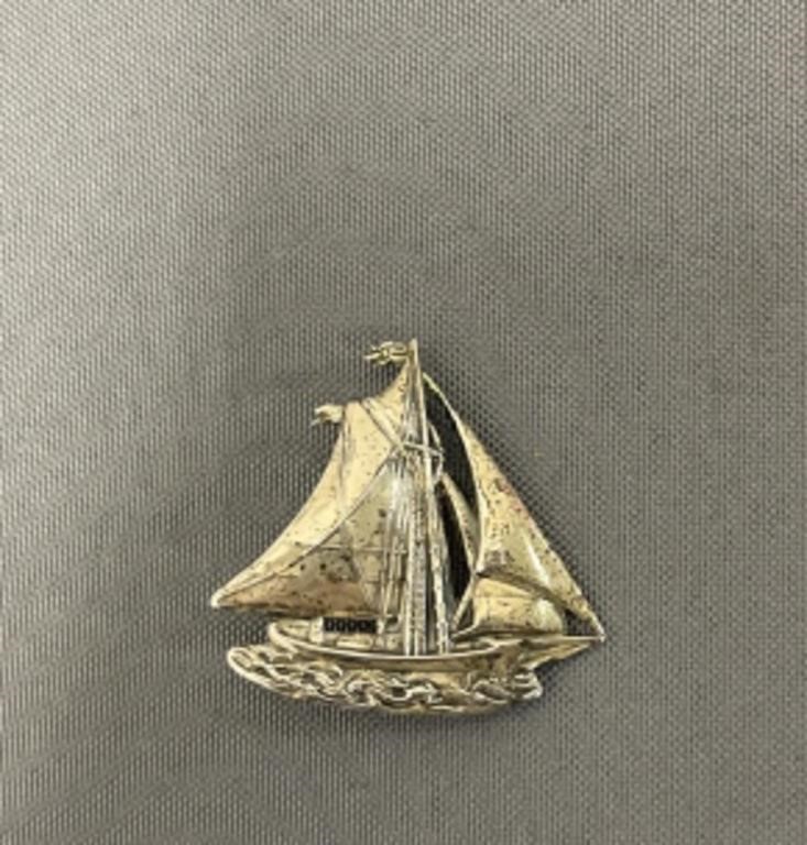 Sterling Sailboat Pin/Brooch