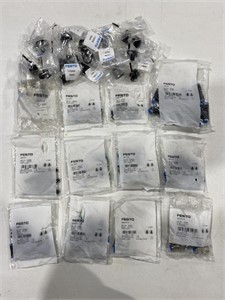 LOT - Festo connectors of various sizes. 
See