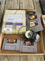 Super Nintendo with Games RWG