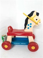 Vintage 1976 Fisher Price Ride on Pull Horse Pony
