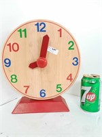 Hand Made Wooden Clock Toys For Kids