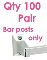 Qty 100- Pamex Towel Bar Posts